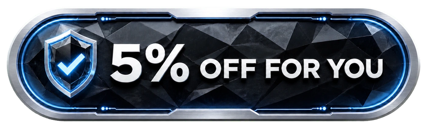 5% off for you